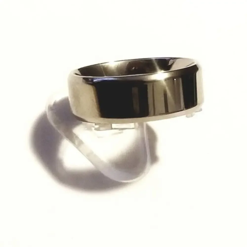 New‎ titanium men's ring size 8